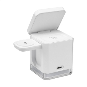 Support de charge/chargeur rapide 3 en 1 avec un boîtier fabriqué à partir d'ABS recyclé certifié RCS à 100% 10
