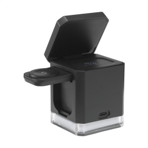 Support de charge/chargeur rapide 3 en 1 avec un boîtier fabriqué à partir d'ABS recyclé certifié RCS à 100% 11