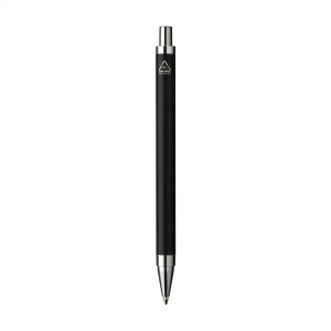Stylo à bille à encre bleue dont le corps est fabriqué en aluminium 100% recyclé, avec une finition mate 19