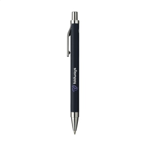 Stylo à bille à encre bleue dont le corps est fabriqué en aluminium 100% recyclé, avec une finition mate 11