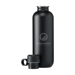 Bouteille d'eau à simple paroi et anti-fuite en acier inoxydable recyclé 7