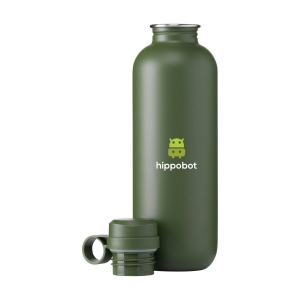 Bouteille d'eau à simple paroi et anti-fuite en acier inoxydable recyclé 9