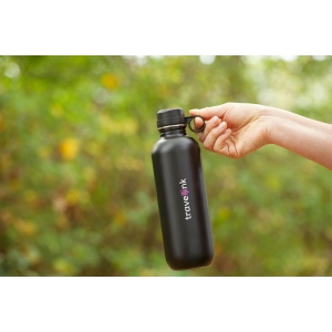 Bouteille d'eau à simple paroi et anti-fuite en acier inoxydable recyclé 12