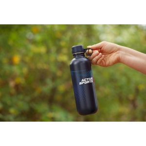 Bouteille d'eau à simple paroi et anti-fuite en acier inoxydable recyclé 13