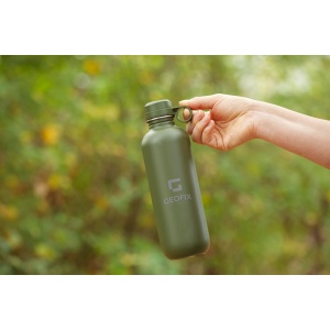 Bouteille d'eau à simple paroi et anti-fuite en acier inoxydable recyclé 14