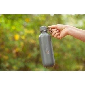 Bouteille d'eau à simple paroi et anti-fuite en acier inoxydable recyclé 15