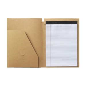 Conférencier/porte-documents en carton kraft robuste certifié FSC 100% (350 g/m²) 7