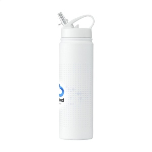 Bouteille d'eau à simple paroi en acier inoxydable recyclé