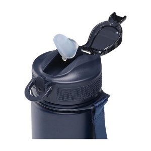 Bouteille d'eau/thermos à double paroi, anti-fuite, en acier inoxydable recyclé, avec finition en poudre mate 15