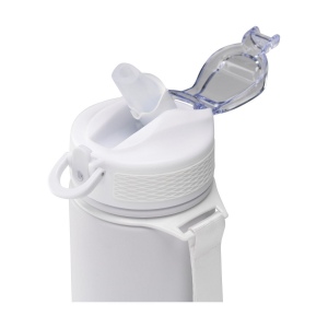 Bouteille d'eau/thermos à double paroi, anti-fuite, en acier inoxydable recyclé, avec finition en poudre mate 17