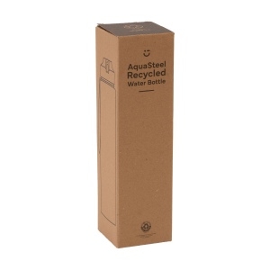 Bouteille d'eau/thermos à double paroi, anti-fuite, en acier inoxydable recyclé, avec finition en poudre mate 18
