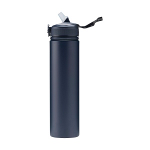 Bouteille d'eau/thermos à double paroi, anti-fuite, en acier inoxydable recyclé, avec finition en poudre mate 11