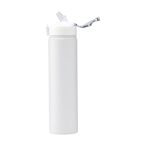 Bouteille d'eau/thermos à double paroi, anti-fuite, en acier inoxydable recyclé, avec finition en poudre mate 13