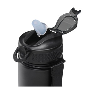 Bouteille d'eau/thermos à double paroi, anti-fuite, en acier inoxydable recyclé, avec finition en poudre mate 14