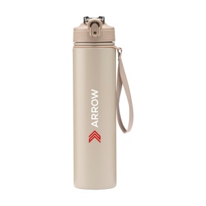 Bouteille d'eau/thermos à double paroi, anti-fuite, en acier inoxydable recyclé, avec finition en poudre mate 4