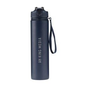 Bouteille d'eau/thermos à double paroi, anti-fuite, en acier inoxydable recyclé, avec finition en poudre mate 3