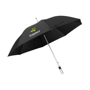 Parapluie avec une toile extra large (Ø 130 cm) en polyester pongee 190T RPET et 19% polyester recyclé