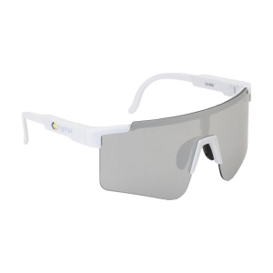 Lunettes de soleil de sport avec verres miroir fumés