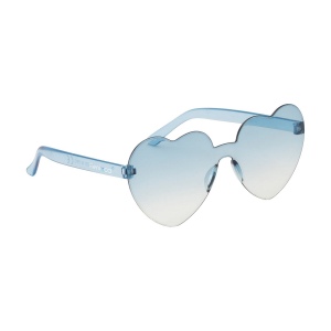 Lunettes de soleil en plastique très originales avec verres fumés dégradés en forme de cœur 5