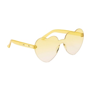 Lunettes de soleil en plastique très originales avec verres fumés dégradés en forme de cœur 4