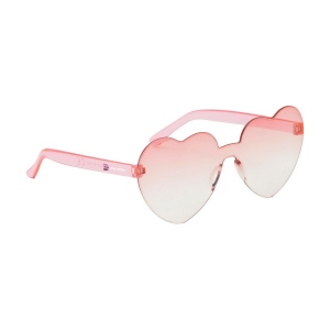 Lunettes de soleil en plastique très originales avec verres fumés dégradés en forme de cœur 3