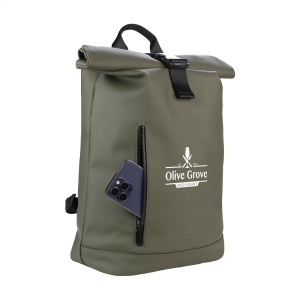 Sac à dos sportif à fermeture 'roll-top', avec fermeture en plastique robuste, de la marque italienne Tucano 12