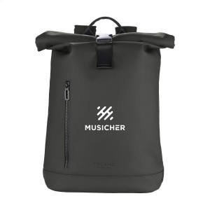Sac à dos sportif à fermeture 'roll-top', avec fermeture en plastique robuste, de la marque italienne Tucano 4