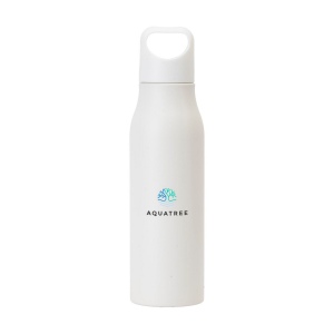 Bouteille d'eau à simple paroi en acier inoxydable recyclé