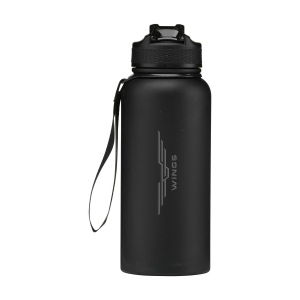Bouteille d'eau/thermos à double paroi, anti-fuite, en acier inoxydable recyclé, avec finition en poudre mate 5