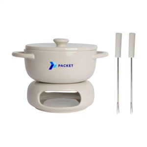Mini-service à fondue Gusta en céramique résistante à la chaleur 3