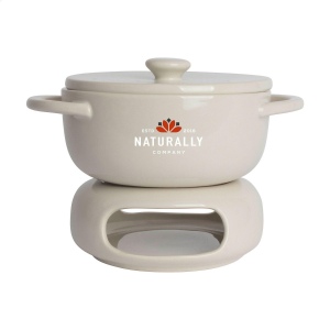 Mini-service à fondue Gusta en céramique résistante à la chaleur 2