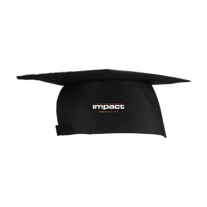 Chapeau de diplômé traditionnel avec pompon, en polyester 5