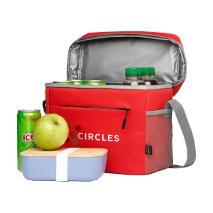 Sac isotherme pratique en polyester 600D tissé et recyclé 6