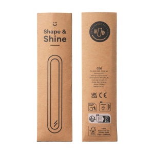 Lime à ongles avec support en bambou certifié FSC Mix 4
