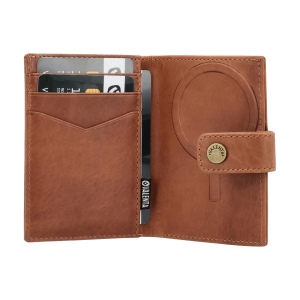 Card Wallet MagSafe en cuir pouvant contenir jusqu'à 6 cartes, des billets et des pièces 6
