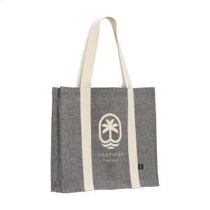 Sac à provisions spacieux et solide, composé à 80% de coton mélangé recyclé et à 20% de polyester mélangé recyclé (210 g/m²) 5
