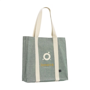 Sac à provisions spacieux et solide, composé à 80% de coton mélangé recyclé et à 20% de polyester mélangé recyclé (210 g/m²) 7