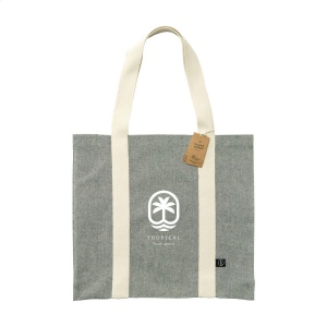 Sac à provisions spacieux et solide, composé à 80% de coton mélangé recyclé et à 20% de polyester mélangé recyclé (210 g/m²) 10