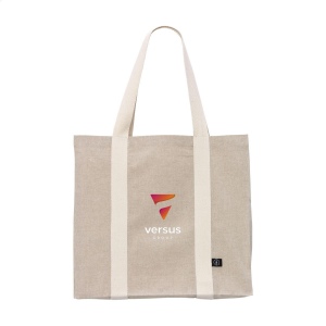Sac à provisions spacieux et solide, composé à 80% de coton mélangé recyclé et à 20% de polyester mélangé recyclé (210 g/m²) 3