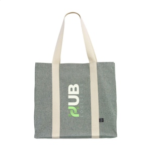 Sac à provisions spacieux et solide, composé à 80% de coton mélangé recyclé et à 20% de polyester mélangé recyclé (210 g/m²) 4