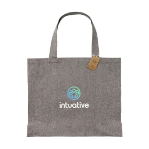 Très grand sac à provisions/sac de plage extra spacieux, composé à 80% de coton mélangé recyclé et à 20% de polyester mélangé recyclé (210 g/m²) 9