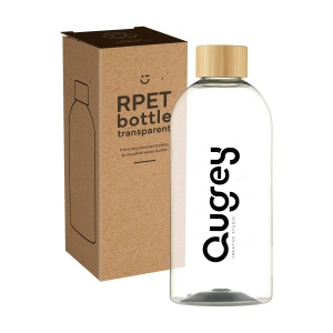 Bouteille d'eau en 100% RPET