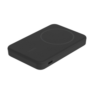Powerbank compacte et légère de 5 000 mAh, composée à 72% de plastique recyclé et dotée de la technologie Fast Charge