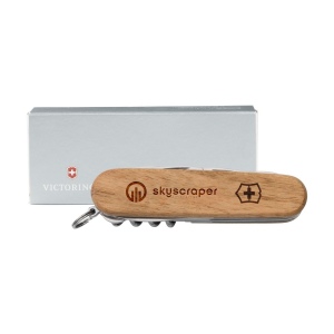 Couteau Suisse original avec poignée en noyer