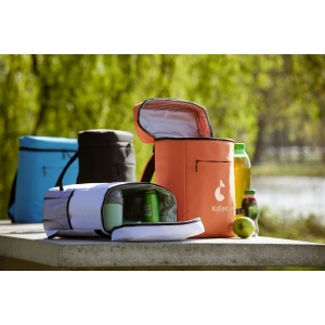 Sac à dos/sac isotherme en polyester RPET 600D tissé et recyclé, avec un compartiment isotherme spacieux et une doublure isolante en PEVA 6