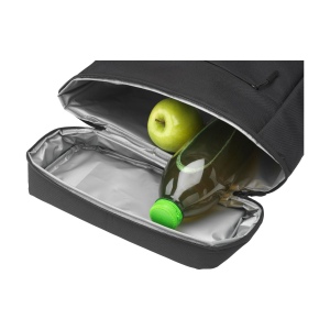 Sac à dos/sac isotherme en polyester RPET 600D tissé et recyclé, avec un compartiment isotherme spacieux et une doublure isolante en PEVA 23