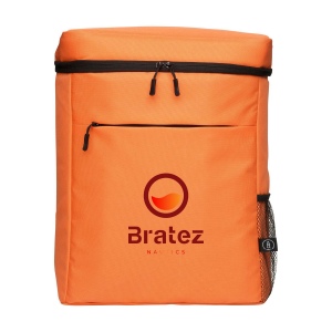 Sac à dos/sac isotherme en polyester RPET 600D tissé et recyclé, avec un compartiment isotherme spacieux et une doublure isolante en PEVA 13