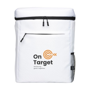 Sac à dos/sac isotherme en polyester RPET 600D tissé et recyclé, avec un compartiment isotherme spacieux et une doublure isolante en PEVA 14