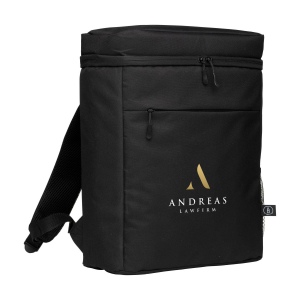 Sac à dos/sac isotherme en polyester RPET 600D tissé et recyclé, avec un compartiment isotherme spacieux et une doublure isolante en PEVA 5