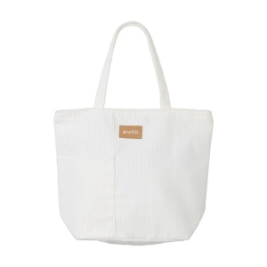 Sac de plage à longues anses, fermeture à glissière, une poche zippée à l'intérieur et deux poches plaquées à l'extérieur 5